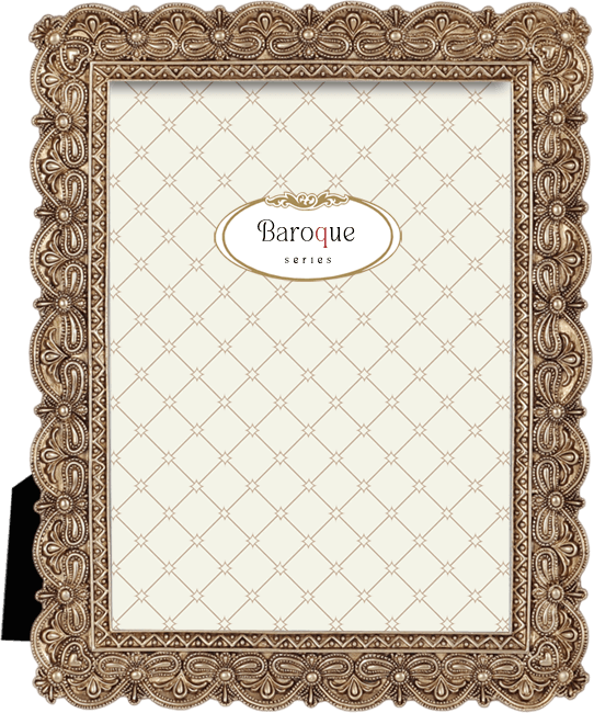 Κορνίζα resin.Σειρά Baroque (απόχρωση χρυσό) Κωδικός 41067-41068)