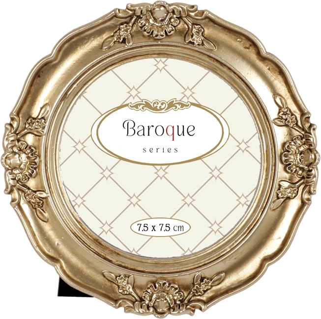 Κορνίζα resin.Σειρά Baroque (απόχρωση χρυσό) Κωδικός 41072)
