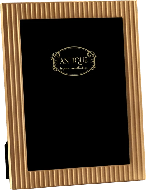 Κορνίζα μεταλλική. Σειρά Brass style home aesthetics 7057-7058.