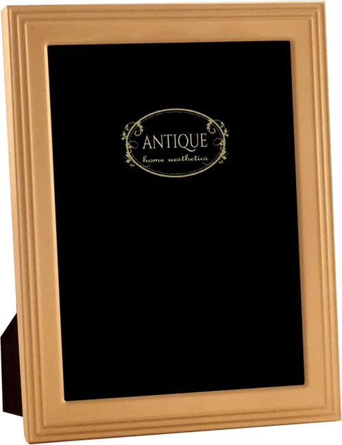 Κορνίζα μεταλλική. Σειρά Brass style home aesthetics 7067-7068.