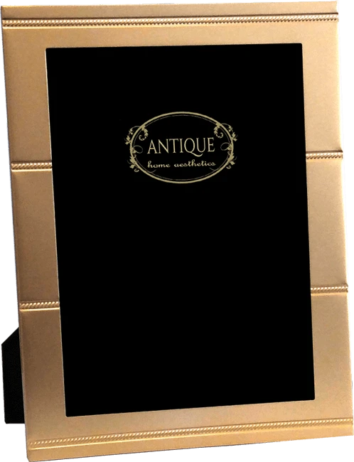 Κορνίζα μεταλλική. Σειρά Brass style home aesthetics 7082-7083.