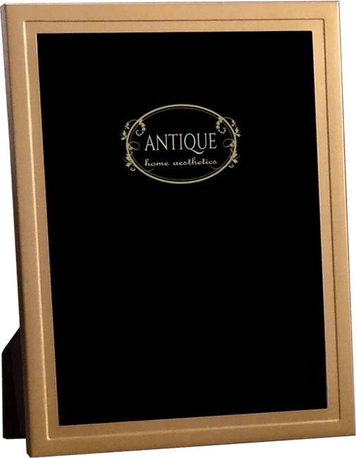 Κορνίζα μεταλλική. Σειρά Brass style home aesthetics 7097-7098.