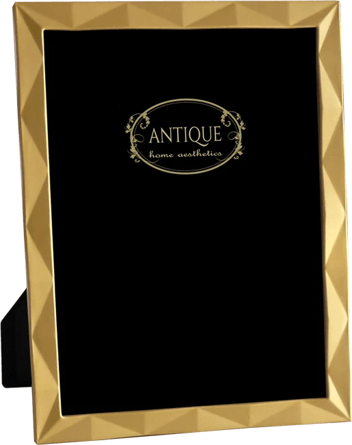 Κορνίζα μεταλλική. Σειρά Golden style home aesthetics 8022-8023.