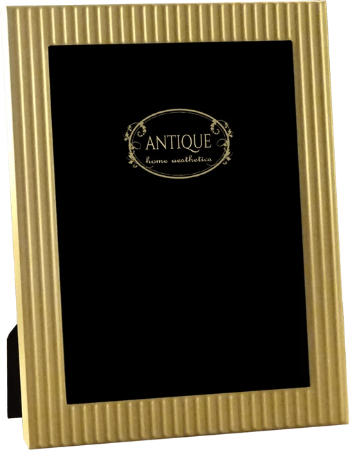 Κορνίζα μεταλλική. Σειρά Golden style home aesthetics 8057-8058.