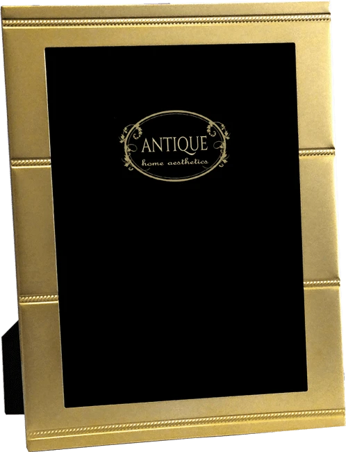Κορνίζα μεταλλική. Σειρά Golden style home aesthetics 8082-8083.