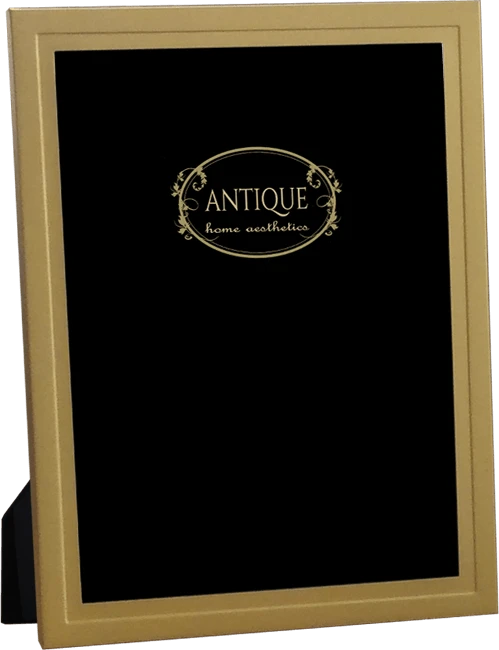 Κορνίζα μεταλλική. Σειρά Golden style home aesthetics 8097-8098.