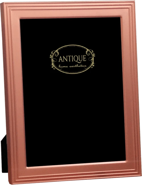 Κορνίζα μεταλλική. Σειρά Copper style home aesthetics 9067-9068.