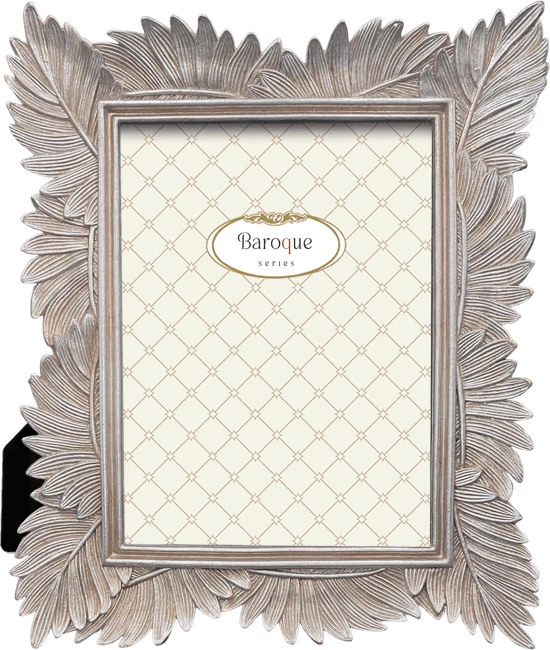 Κορνίζα resin.Σειρά Baroque (απόχρωση παλαιωμένο ασημί) Κωδικός 46212-46213)