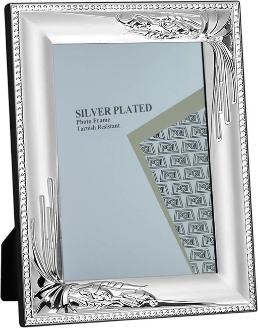 Silver Plated! Κορνίζα επάργυρη. Απόχρωση ασημί γυαλιστερό και ασημί ματ. Κωδικός 25047-25048