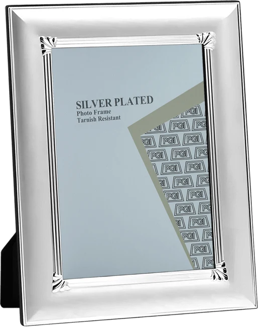 Silver Plated! Κορνίζα επάργυρη. Απόχρωση ασημί γυαλιστερό και ασημί ματ. Κωδικός 25052-25053