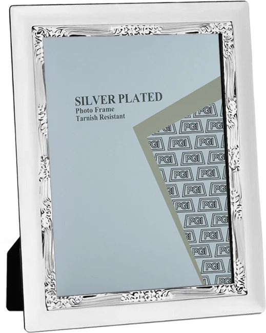 Silver Plated! Κορνίζα επάργυρη. Απόχρωση ασημί γυαλιστερό και ασημί ματ. Κωδικός 25057-25058